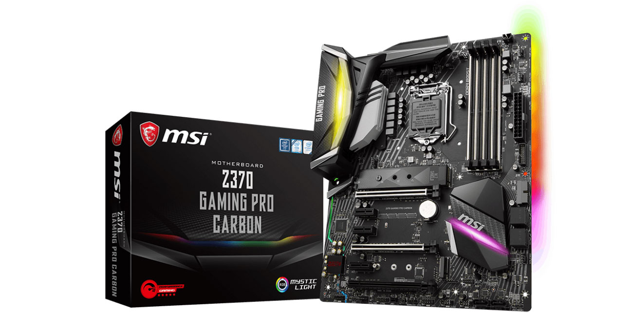 MSI Z370 GAMING PRO CARBON (PCI-E DDR4 USB 3.1/M.2) - Płyty główne